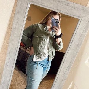 Vigoss green corduroy jackets, size medium